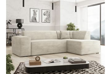 Kintore 3-seters Hjørnesofa - Beige - Møbler - Sofaer - Hjørnesofa