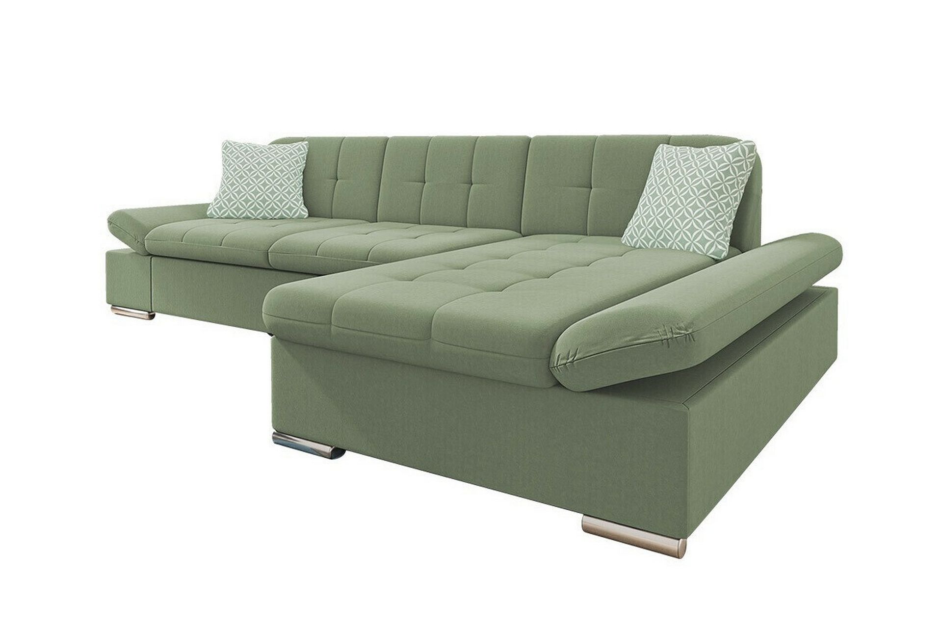 Kintore 3-seters Hjørnesofa - Lysegrønn - Møbler - Sofaer - Sofa med sjeselong