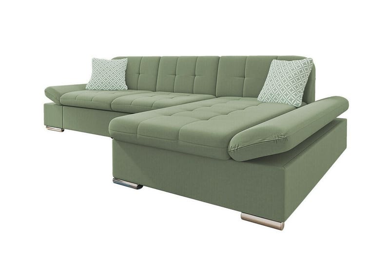 Kintore 3-seters Hjørnesofa - Lysegrønn - Møbler - Sofaer - Sofa med sjeselong