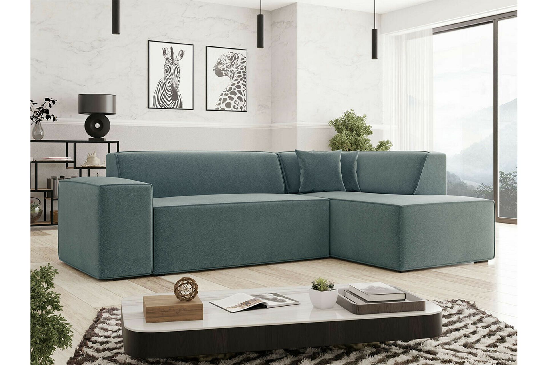 Kintore 3-seters Hjørnesofa - Mørkegrå - Møbler - Sofaer - Hjørnesofa