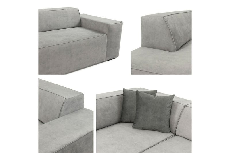 Kintore 3-seters Hjørnesofa - Mørkegul - Møbler - Sofaer - Sofa med sjeselong