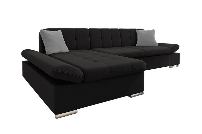 Kintore 3-sits Hörnsoffa Black, undefined