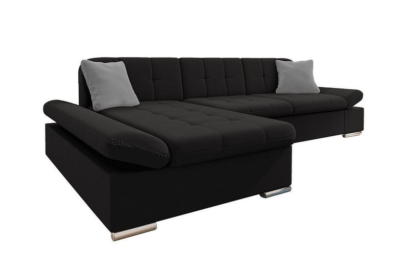 Kintore 3-sits Hörnsoffa Black, undefined