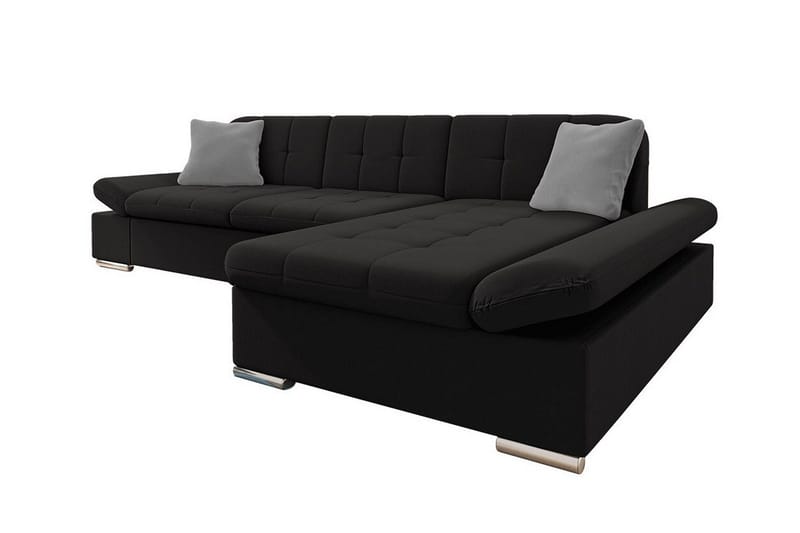 Kintore 3-sits Hörnsoffa Black, undefined