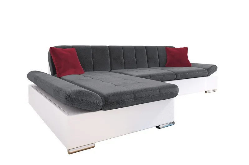 Kintore 3-sits Hörnsoffa NO_BRAND White/Grey, undefined