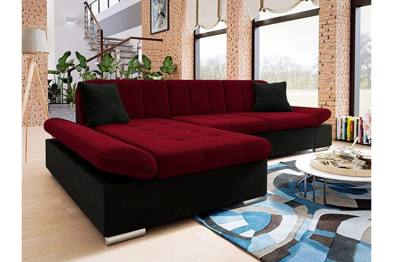 Kintore 3-sits Hörnsoffa Red - Møbler - Sofaer - Hjørnesofa
