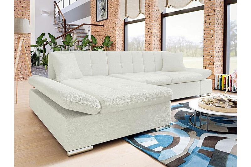 Kintore 3-sits Hörnsoffa White - Møbler - Sofaer - Hjørnesofa