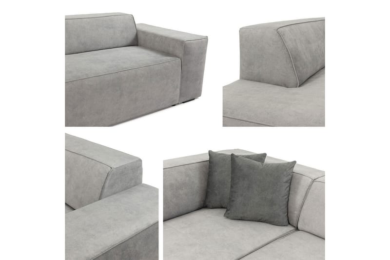 Kintore 4-seters Hjørnesofa - Beige - Møbler - Sofaer - Sofa med sjeselong