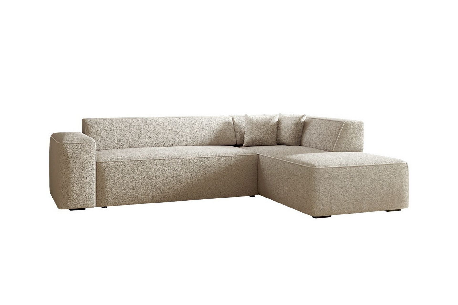 Kintore 4-seters Hjørnesofa - Beige - Møbler - Sofaer - Hjørnesofa