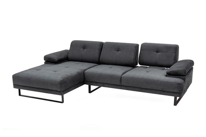 Kitimat Divansofa 3-seters - Antrasitt - Møbler - Sofaer - Sofa med sjeselong - 3 seters sofa med divan