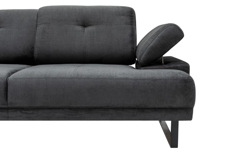 Kitimat Divansofa 3-seters - Antrasitt - Møbler - Sofaer - Hjørnesofa