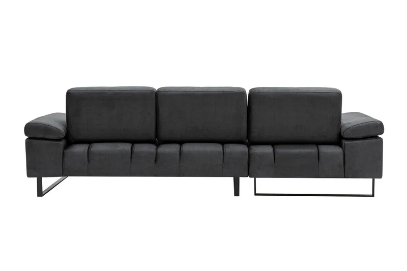 Kitimat Divansofa 3-seters - Antrasitt - Møbler - Sofaer - Sofa med sjeselong - 3 seters sofa med divan