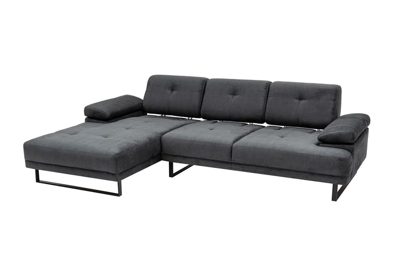 Kitimat Divansofa 3-seters - Antrasitt - Møbler - Sofaer - Sofa med sjeselong - 3 seters sofa med divan