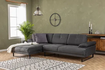 Kitimat Divansofa 3-seters - Antrasitt - Møbler - Sofaer - Sofa med sjeselong - 3 seters sofa med divan
