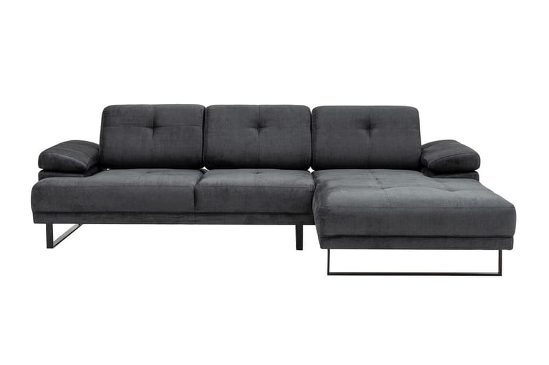 Kitimat Divansofa 3-seters - Antrasitt - Møbler - Sofaer - Sofa med sjeselong - 3 seters sofa med divan