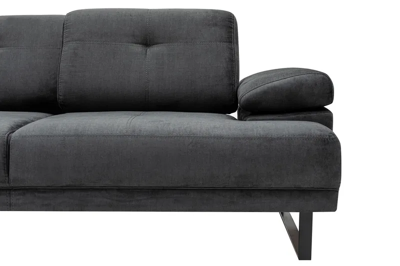 Kitimat Divansofa 3-seters - Antrasitt - Møbler - Sofaer - Sofa med sjeselong - 3 seters sofa med divan