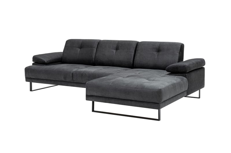 Kitimat Divansofa 3-seters - Antrasitt - Møbler - Sofaer - Sofa med sjeselong - 3 seters sofa med divan