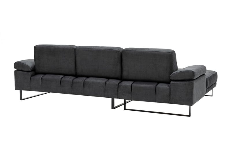 Kitimat Divansofa 3-seters - Antrasitt - Møbler - Sofaer - Sofa med sjeselong - 3 seters sofa med divan