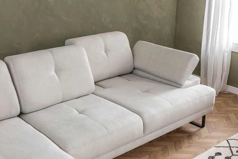 Kitimat Divansofa 3-seters - Beige - Møbler - Sofaer - Sofa med sjeselong - 3 seters sofa med divan