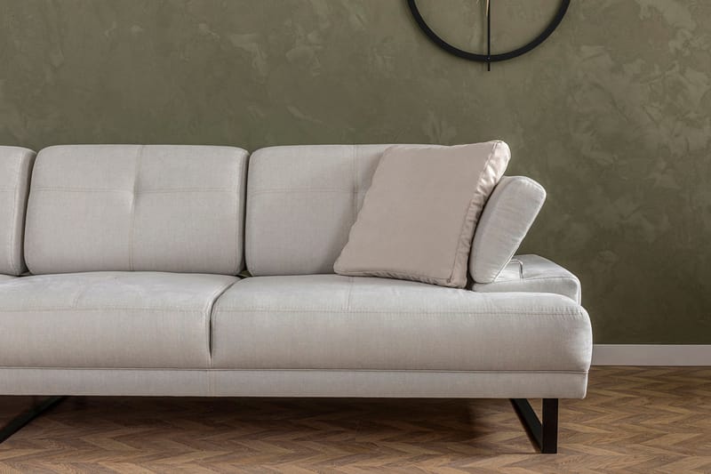 Kitimat Divansofa 3-seters - Beige - Hjørnesofa