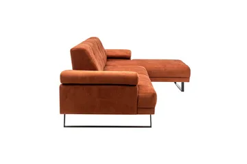 Kitimat Divansofa 3-seters - Oransje - Møbler - Sofaer - Sofa med sjeselong - 3 seters sofa med divan