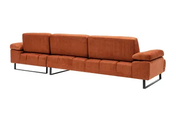Kitimat Divansofa 3-seters - Oransje - Møbler - Sofaer - Sofa med sjeselong - 3 seters sofa med divan
