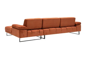 Kitimat Divansofa 3-seters - Oransje - Møbler - Sofaer - Sofa med sjeselong - 3 seters sofa med divan