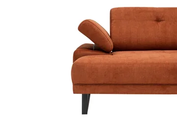 Kitimat Divansofa 3-seters - Oransje - Møbler - Sofaer - Sofa med sjeselong - 3 seters sofa med divan