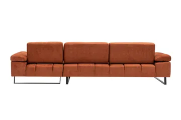 Kitimat Divansofa 3-seters - Oransje - Møbler - Sofaer - Sofa med sjeselong - 3 seters sofa med divan