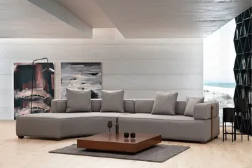 Lasalle Divansofa 3-seters - Grå - Møbler - Sofaer - Sofa 3 seter