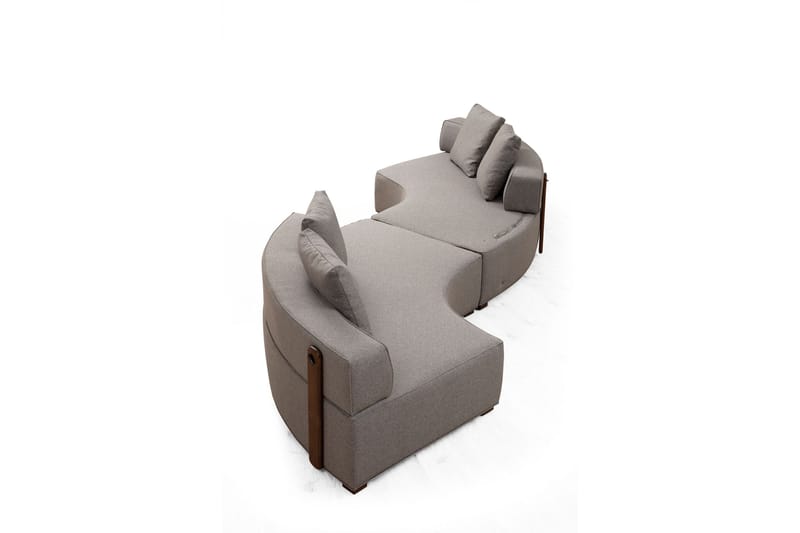 Lasalle Sofa 4-seters - Grå - Møbler - Sofaer - Hjørnesofa