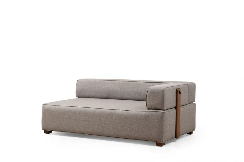 Lasalle Svängd Sofa 6-seters - Grå - Møbler - Sofaer - Hjørnesofa