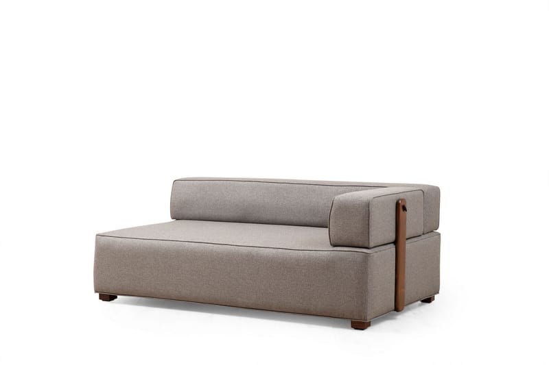 Lasalle Svängd Sofa 6-seters - Grå - Møbler - Sofaer - Hjørnesofa