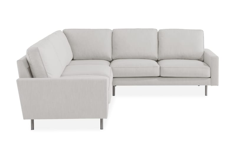 Limuned Hjørnesofa Høyre - Beige/Krom - Møbler - Sofaer - Hjørnesofa