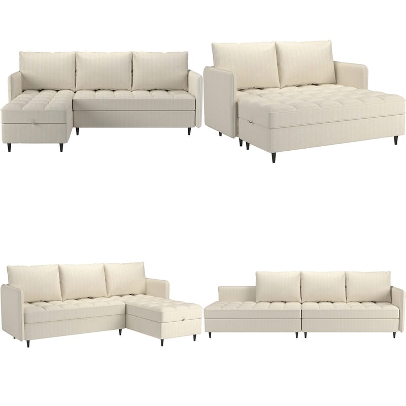 Lindhus Hjørnesofa 3-seter - Brun - Møbler - Sofaer - Hjørnesofa - Hjørnesofa med divan