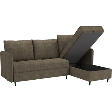 Lindhus Hjørnesofa 3-seter - Brun - Møbler - Sofaer - Sofa med sjeselong