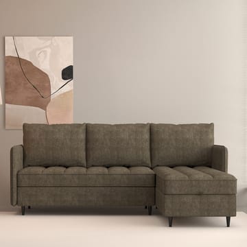 Lindhus Hjørnesofa 3-seter - Brun - Møbler - Sofaer - Sofa med sjeselong