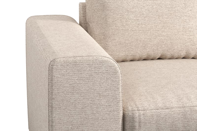 Link 5-seters Vendbar L-formet Hjørnesofa i Stoff - Beige - Møbler - Sofaer - Hjørnesofa