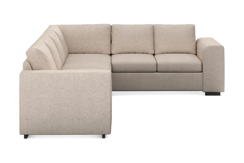 Link 5-seters Vendbar L-formet Hjørnesofa i Stoff - Beige - Møbler - Sofaer - Hjørnesofa