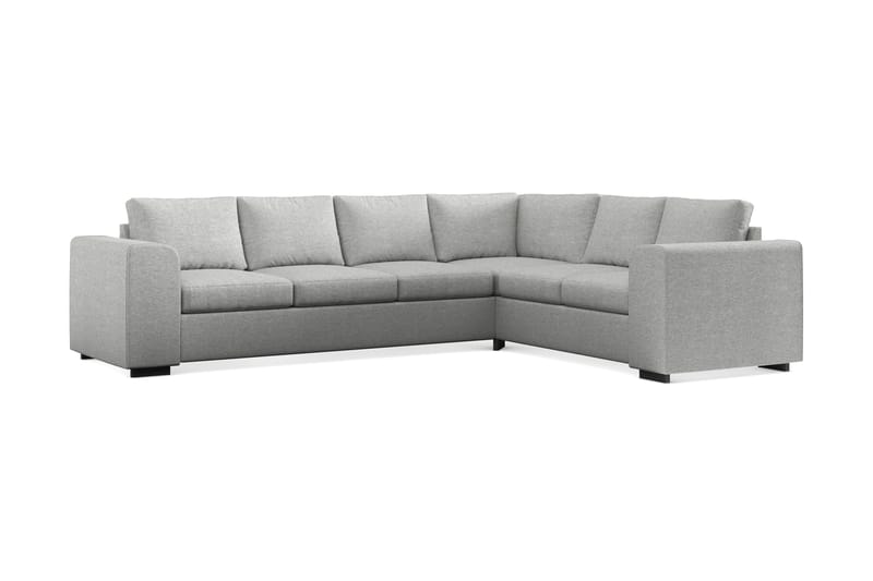 Link 5-seters Vendbar L-formet Hjørnesofa i Stoff - Lys grå - Møbler - Sofaer - Hjørnesofa