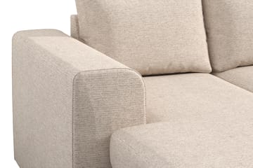 Link 5-seters Vendbar U-formet Hjørnesofa med Divan i Stoff - Beige - Møbler - Sofaer - Hjørnesofa - Hjørnesofa med divan