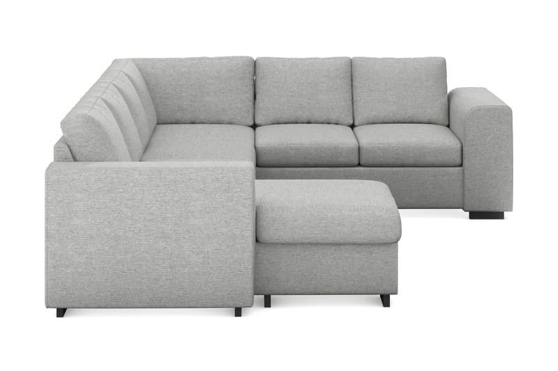 Link 5-seters Vendbar U-formet Hjørnesofa med Divan i Stoff - Lys grå - Møbler - Sofaer - Hjørnesofa - Hjørnesofa med divan