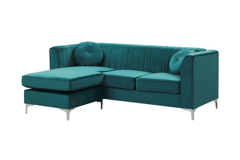 Linneberga Hjørnesofa Høyre - Grønn - Møbler - Sofaer - Hjørnesofa