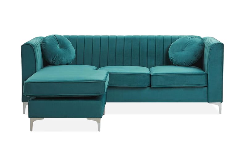Linneberga Hjørnesofa Høyre - Grønn - Møbler - Sofaer - Hjørnesofa