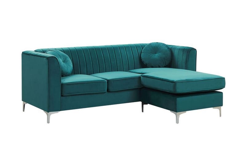 Linneberga Hjørnesofa Venstre - Grønn - Møbler - Sofaer - Hjørnesofa