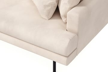 Menard 6-seters Venstrevendt L-formet Hjørnesofa i Manchester - Beige - Møbler - Sofaer - Hjørnesofa