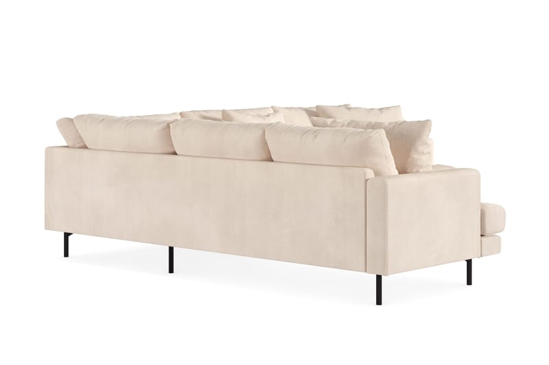 Menard 6-seters Venstrevendt L-formet Hjørnesofa i Manchester - Beige - Møbler - Sofaer - Hjørnesofa