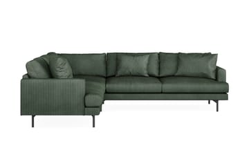 Menard 6-seters Venstrevendt L-formet Hjørnesofa i Manchester - Grønn - Møbler - Sofaer - Hjørnesofa