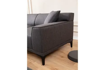 Mississauga Divansofa 3-seters - Antrasitt - Møbler - Sofaer - Sofa med sjeselong - 3 seters sofa med divan