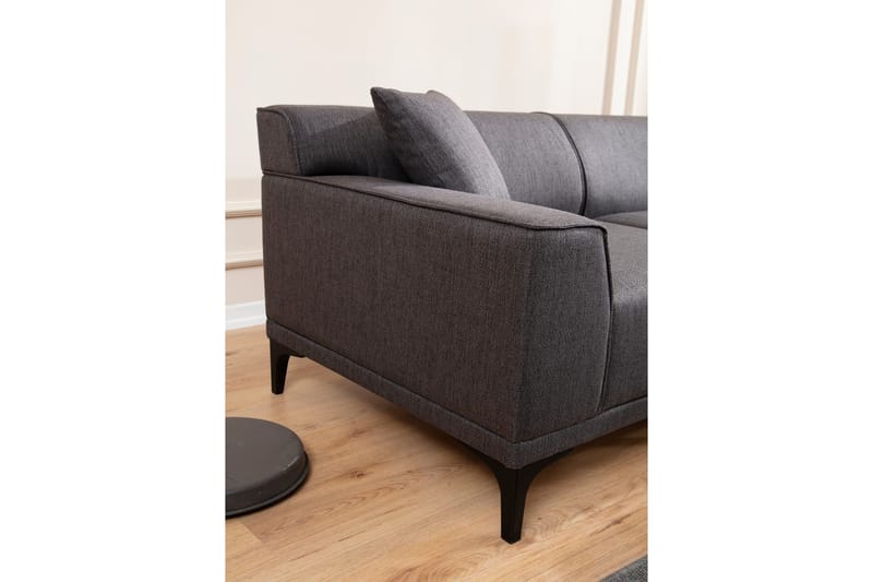 Mississauga Divansofa 3-seters - Antrasitt - Møbler - Sofaer - Hjørnesofa - Hjørnesofa med divan